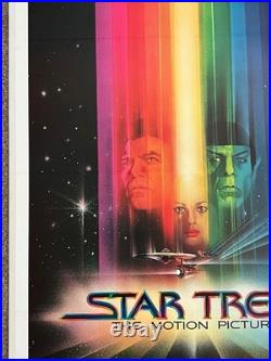 Star Trek US 1 Sheet Advance Original Film Poster 27x41 LINEN BACKED 1979