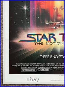 Star Trek US 1 Sheet Advance Original Film Poster 27x41 LINEN BACKED 1979
