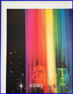 Star Trek US 1 Sheet Advance Original Film Poster 27x41 LINEN BACKED 1979