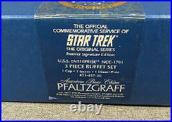 Star Trek USS Enterprise NCC-1701 Premier Signature Edition Buffet Set NIB