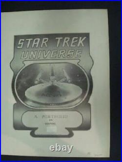 Star Trek Universe Portfolio Rivoche 1976 Signed