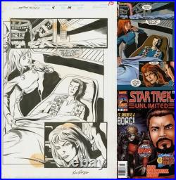 Star Trek Unlimited #5 Original Art Partial Splash Ron Randall & Al Williamson
