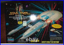 Star Trek Uss Excelsior Ncc-2000 Sealed Nib 1995 Playmates (four Working Sounds)