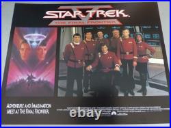 Star Trek V The Final Frontier'89 Original US Lobby Cards (x6) (14 by 11 inch)