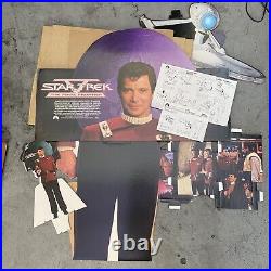 Star Trek V The Final Frontier STANDEE Captain Kirk Movie Cardboard Promo Pt. 2