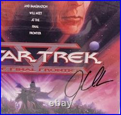 Star Trek V The Final Frontier Signed 11x17 Poster William Shatner