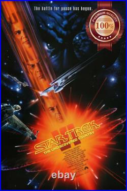 Star Trek VI The Undiscovered Country 1991 Original Movie Print Premium Poster
