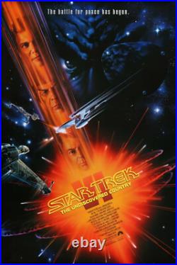 Star Trek VI The Undiscovered Country 1991 Original Movie Print Premium Poster