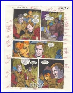 Star Trek VI pg 30 COLOR GUIDE Original Comic Production Art