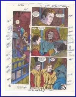 Star Trek VI pg 33 COLOR GUIDE Original Comic Production Art