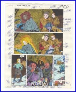Star Trek VI pg 34 COLOR GUIDE Original Comic Production Art