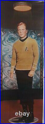 Star Trek, Vintage 1976 6' Kirk Poster, Door Size. RARE