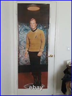 Star Trek, Vintage 1976 6' Kirk Poster, Door Size. RARE