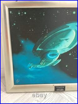 Star Trek Voyager Bcc-74656 Print On Canvas Framed Ltd Ed 1/1080 @babb#AA Star Trek Voyager Bcc-74656 Print On Canvas Framed Ltd Ed 1/1080 @babb#AA