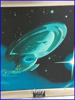 Star Trek Voyager Bcc-74656 Print On Canvas Framed Ltd Ed 1/1080 @babb#AA Star Trek Voyager Bcc-74656 Print On Canvas Framed Ltd Ed 1/1080 @babb#AA