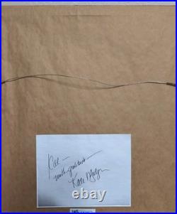 Star Trek Voyager Kate Mulgrew Original Art SIGNED by KM & Alec Egan 2015 FRAMED