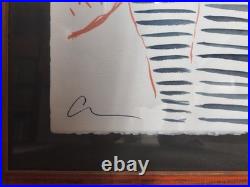 Star Trek Voyager Kate Mulgrew Original Art SIGNED by KM & Alec Egan 2015 FRAMED