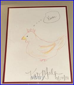 Star Trek Voyager Kate Mulgrew Signed Original Photo & Artwork Award Painting