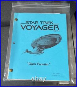 Star Trek Voyager Production Original Script Dark Frontier Part I COLOR PAGES Star Trek Voyager Production Original Script Dark Frontier Part I COLOR PAGES