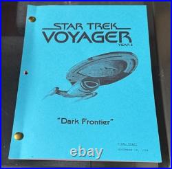 Star Trek Voyager Production Original Script Dark Frontier Part I COLOR PAGES Star Trek Voyager Production Original Script Dark Frontier Part I COLOR PAGES
