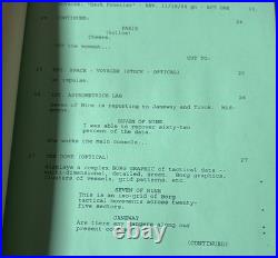 Star Trek Voyager Production Original Script Dark Frontier Part I COLOR PAGES Star Trek Voyager Production Original Script Dark Frontier Part I COLOR PAGES