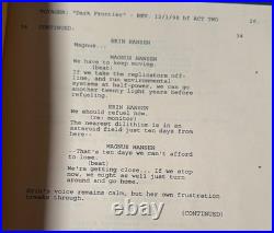 Star Trek Voyager Production Original Script Dark Frontier Part I COLOR PAGES Star Trek Voyager Production Original Script Dark Frontier Part I COLOR PAGES