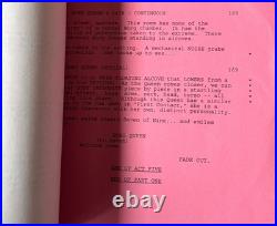 Star Trek Voyager Production Original Script Dark Frontier Part I COLOR PAGES Star Trek Voyager Production Original Script Dark Frontier Part I COLOR PAGES
