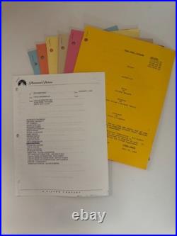 Star Trek Voyager Season 6 Ep2-7 Genuine 6 Script Lot withCrew Annotation Inc. COA