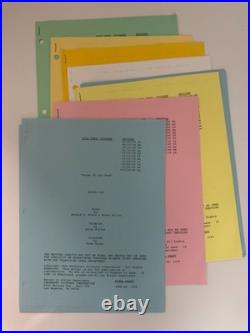 Star Trek Voyager Season 6 Ep2-7 Genuine 6 Script Lot withCrew Annotation Inc. COA