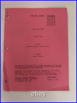 Star Trek Voyager Season 6 Ep2-7 Genuine 6 Script Lot withCrew Annotation Inc. COA