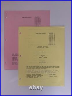 Star Trek Voyager Season 6 Ep2-7 Genuine 6 Script Lot withCrew Annotation Inc. COA