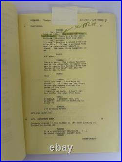 Star Trek Voyager Season 6 Ep2-7 Genuine 6 Script Lot withCrew Annotation Inc. COA