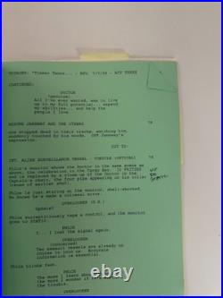 Star Trek Voyager Season 6 Ep2-7 Genuine 6 Script Lot withCrew Annotation Inc. COA