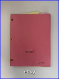 Star Trek Voyager Season 6 Ep2-7 Genuine 6 Script Lot withCrew Annotation Inc. COA