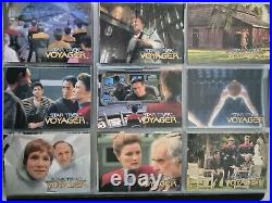 Star Trek Voyager Series 1 Master Set & Binder Rare Holo 115 Cards