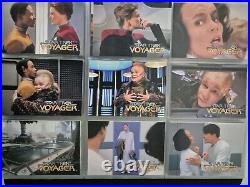 Star Trek Voyager Series 1 Master Set & Binder Rare Holo 115 Cards