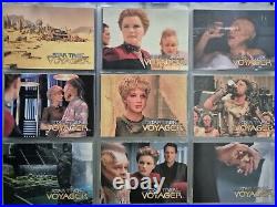 Star Trek Voyager Series 1 Master Set & Binder Rare Holo 115 Cards