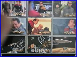 Star Trek Voyager Series 1 Master Set & Binder Rare Holo 115 Cards