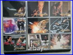 Star Trek Voyager Series 1 Master Set & Binder Rare Holo 115 Cards