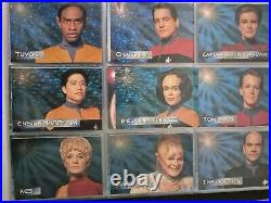 Star Trek Voyager Series 1 Master Set & Binder Rare Holo 115 Cards