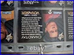 Star Trek Voyager Series 1 Master Set & Binder Rare Holo 115 Cards