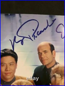 Star Trek Voyager Signed Cast JSA LOA autographed 10x15 Picardo, Ryan+