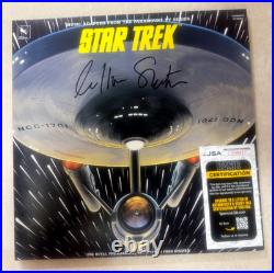 Star Trek WILLIAM SHATNER Signed 12' Vinyl Record Soundtrack Album JSA