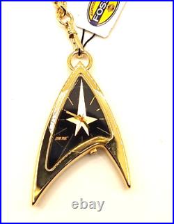 Star Trek Watch Pocket Gold Federation Insignia 1996 #231/1000 Vintage LI 1436