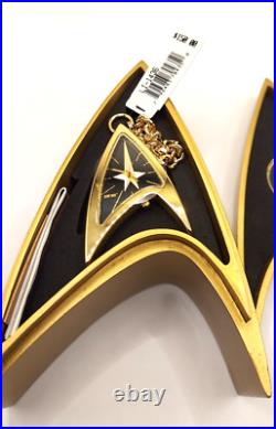 Star Trek Watch Pocket Gold Federation Insignia 1996 #231/1000 Vintage LI 1436