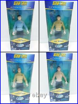 Star Trek Where no man has gone Set 4 Figures Playmates 9in Collectors Edition