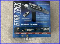 Star Trek White Handle Phaser Diamond EEC New In Box Mint