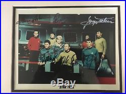 Star Trek original cast 8x10 with autographs authenticated