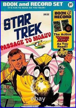 Star Trek original color guide ART 1975 Moauv SPOCK attacked by WAUL bridge KIRK