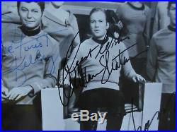 Star Trek original series autographed full cast Shatner Nimoy Gene Roddenberry